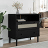 Sideboard Senja Rattan Look 80X40X80 Cm Solid Wood Pine