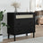 Drawer Cabinet Senja Rattan Look 80X40X80 Cm Solid Wood Pine