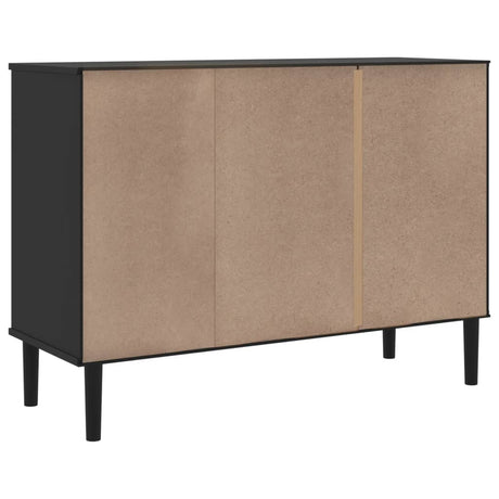 Sideboard Senja Rattan Look 112X40X80Cm Solid Wood Pine
