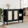 Sideboard Senja Rattan Look 112X40X80Cm Solid Wood Pine