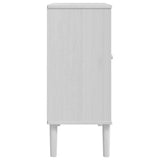 Sideboard Senja Rattan Look 80X35X80 Cm Solid Wood Pine