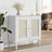 Sideboard Senja Rattan Look 80X35X80 Cm Solid Wood Pine