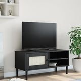 Tv Cabinet Senja Rattan Look 106X40X49Cm Solid Wood Pine