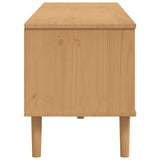Tv Cabinet Senja Rattan Look 158X40X49Cm Solid Wood Pine