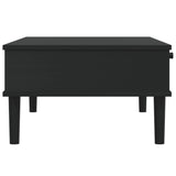 Coffee Table Senja Rattan Look 100X55X33 Cm Solid Wood