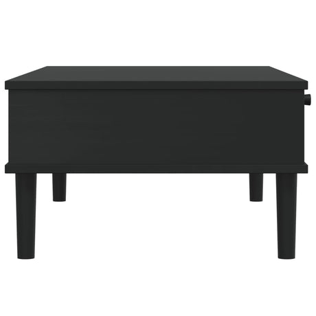 Coffee Table Senja Rattan Look 100X55X33 Cm Solid Wood