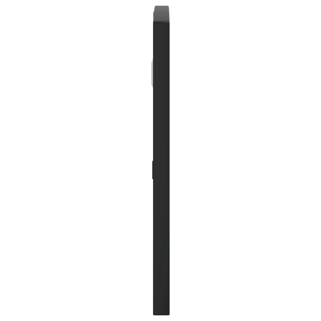 Wall Mirror Black Arch Iron