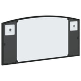 Wall Mirror Black Arch Iron