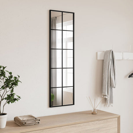 Wall Mirror Black Metal