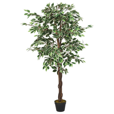 Artificial Ficus Tree 1260 Leaves Green