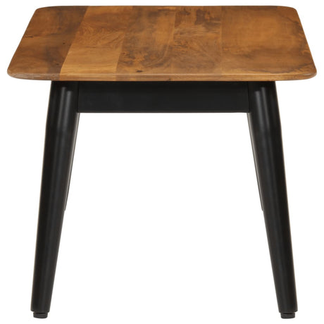 Coffee Table Solid Wood Mango And Iron