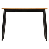 Console Table 110X40X76 Cm Solid Wood Mango And Iron