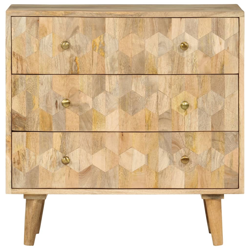 Drawer Cabinet 70X35X Solid Wood Mango