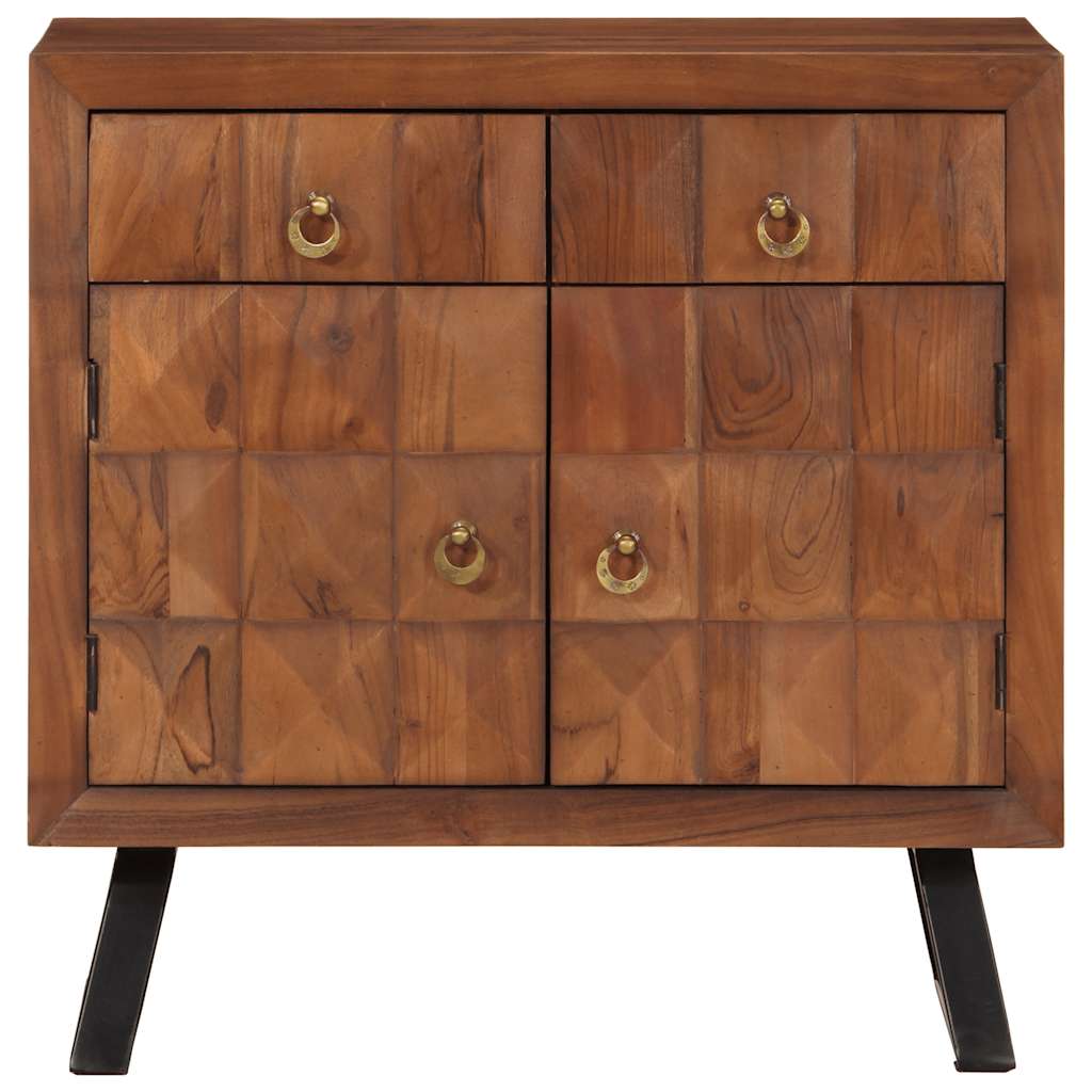 Drawer Cabinet 70X35X70 Cm Solid Wood Acacia