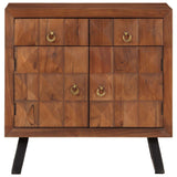 Drawer Cabinet 70X35X70 Cm Solid Wood Acacia