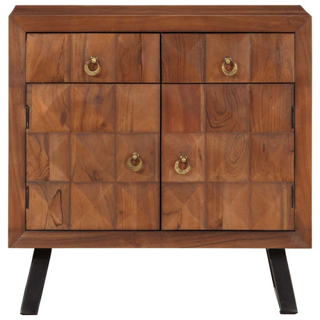 Drawer Cabinet 70X35X70 Cm Solid Wood Acacia