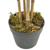 Artificial Bamboo Tree 552 Leaves 120 Cm Green