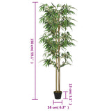 Artificial Bamboo Tree 988 Leaves 150 Cm Green