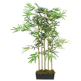 Artificial Bamboo Tree 730 Leaves 120 Cm Green