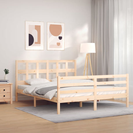 Bed Frame Without Mattress Solid Wood