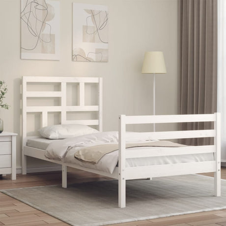 Bed Frame Without Mattress Single Solid Wood