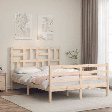 Bed Frame Without Mattress Single Solid Wood
