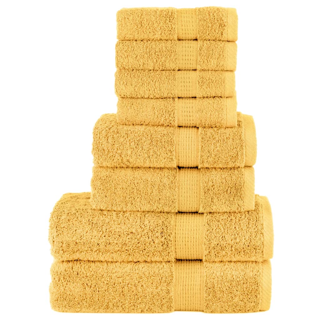 8 Piece Premium Towel Set Solund 600 Gsm
