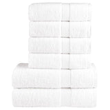 6 Piece Premium Towel Set Solund 600 Gsm