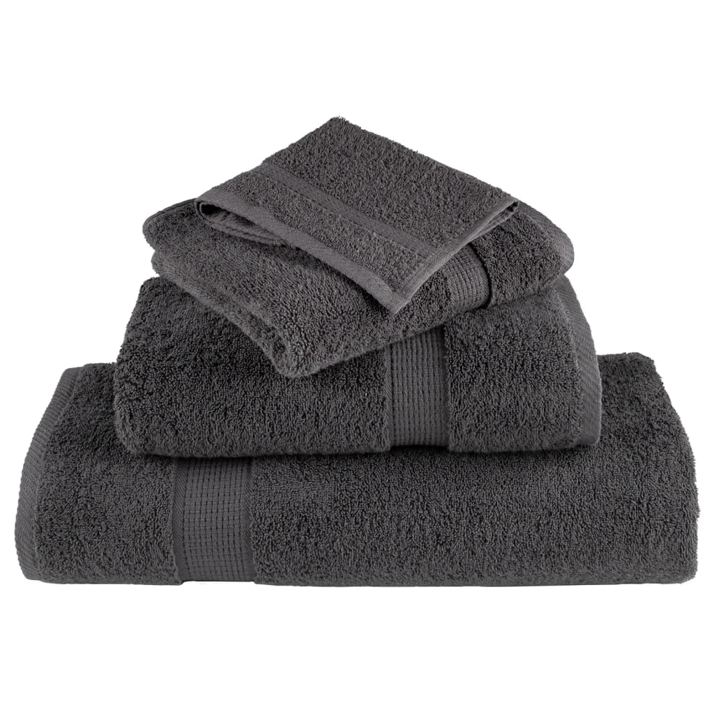 6 Piece Premium Towel Set Solund 600 Gsm