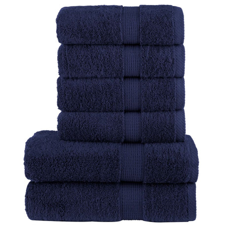 6 Piece Premium Towel Set Solund 600 Gsm