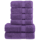 6 Piece Premium Towel Set Solund 600 Gsm
