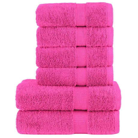 6 Piece Premium Towel Set Solund 600 Gsm