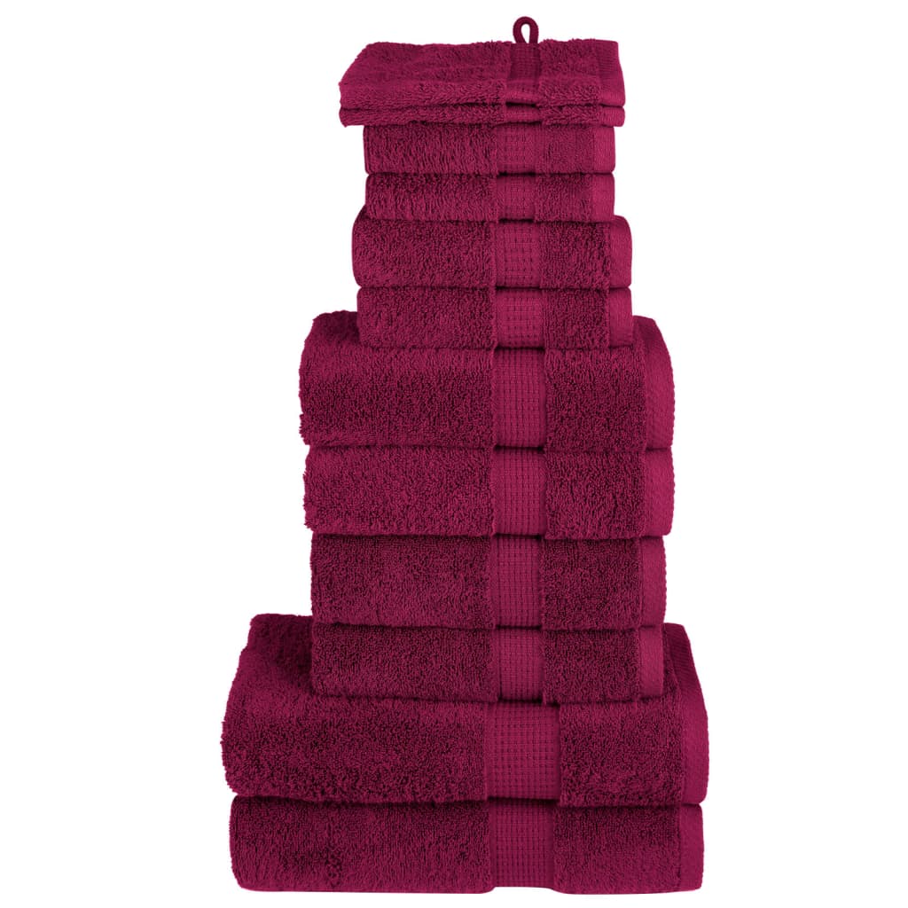 12 Piece Premium Towel Set Solund 600 Gsm