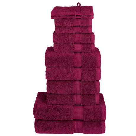 12 Piece Premium Towel Set Solund 600 Gsm