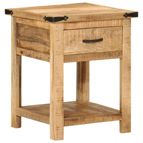 Bedside Cabinet 40X40X50 Cm Solid Wood Mango