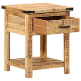 Bedside Cabinet 40X40X50 Cm Solid Wood Mango