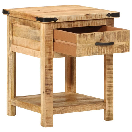 Bedside Cabinet 40X40X50 Cm Solid Wood Mango