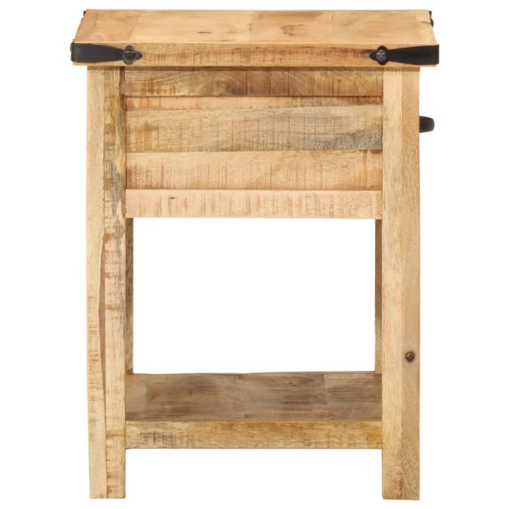 Bedside Cabinet 40X40X50 Cm Solid Wood Mango