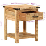 Bedside Cabinet 40X40X50 Cm Solid Wood Mango