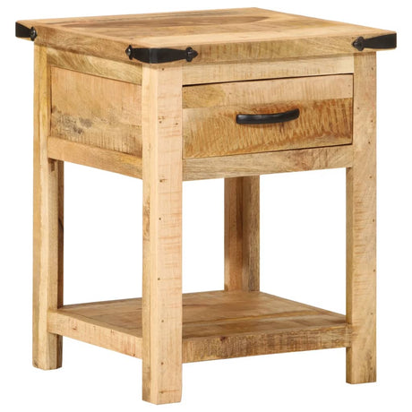 Bedside Cabinet 40X40X50 Cm Solid Wood Mango