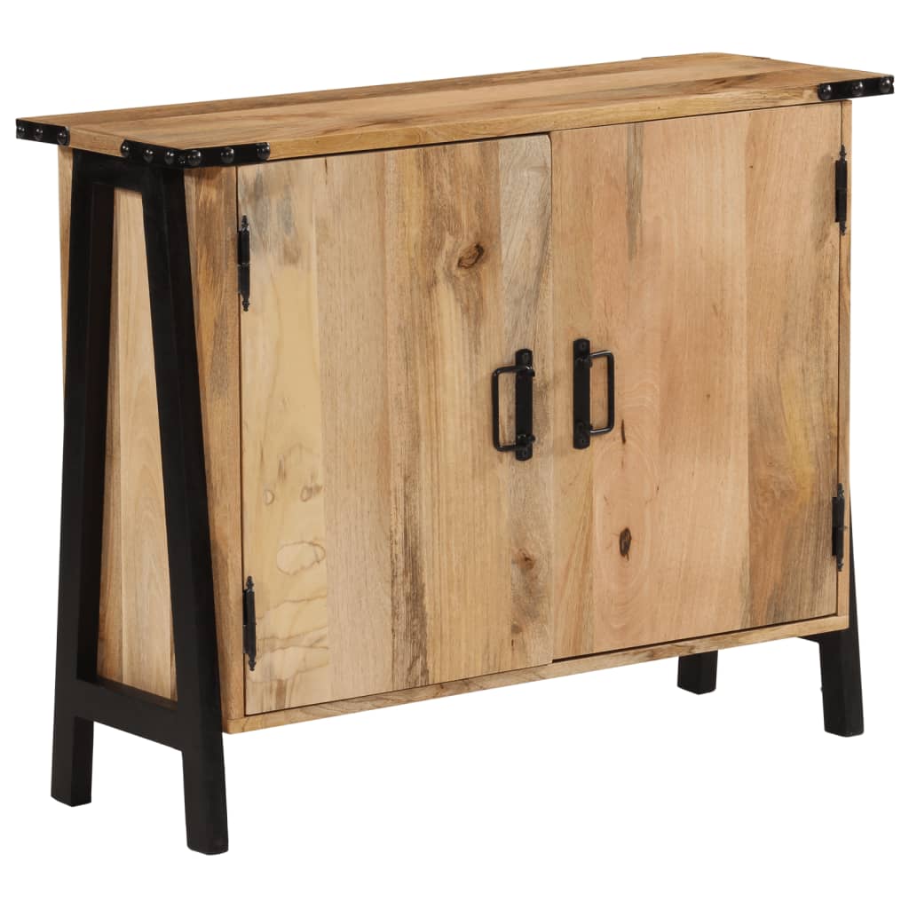 Sideboard 88X30X69 Cm Solid Wood Mango