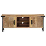 Tv Cabinet 110X35X40 Cm Solid Wood Mango