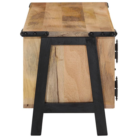 Tv Cabinet 110X35X40 Cm Solid Wood Mango