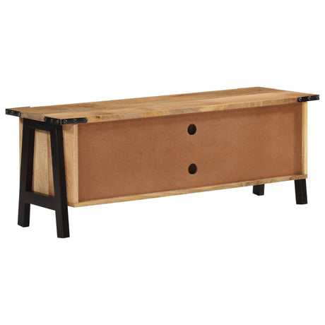 Tv Cabinet 110X35X40 Cm Solid Wood Mango