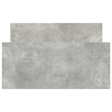 Bed Frame without Mattress Concrete Grey 100x200 cm