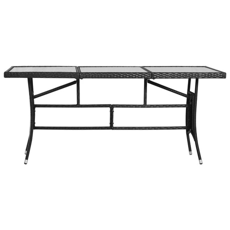 Garden Black 170X80X74 Cm Poly Rattan