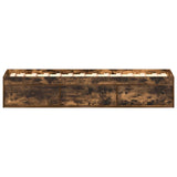 Bed Frame without Mattress Smoked Oak 90x200 cm