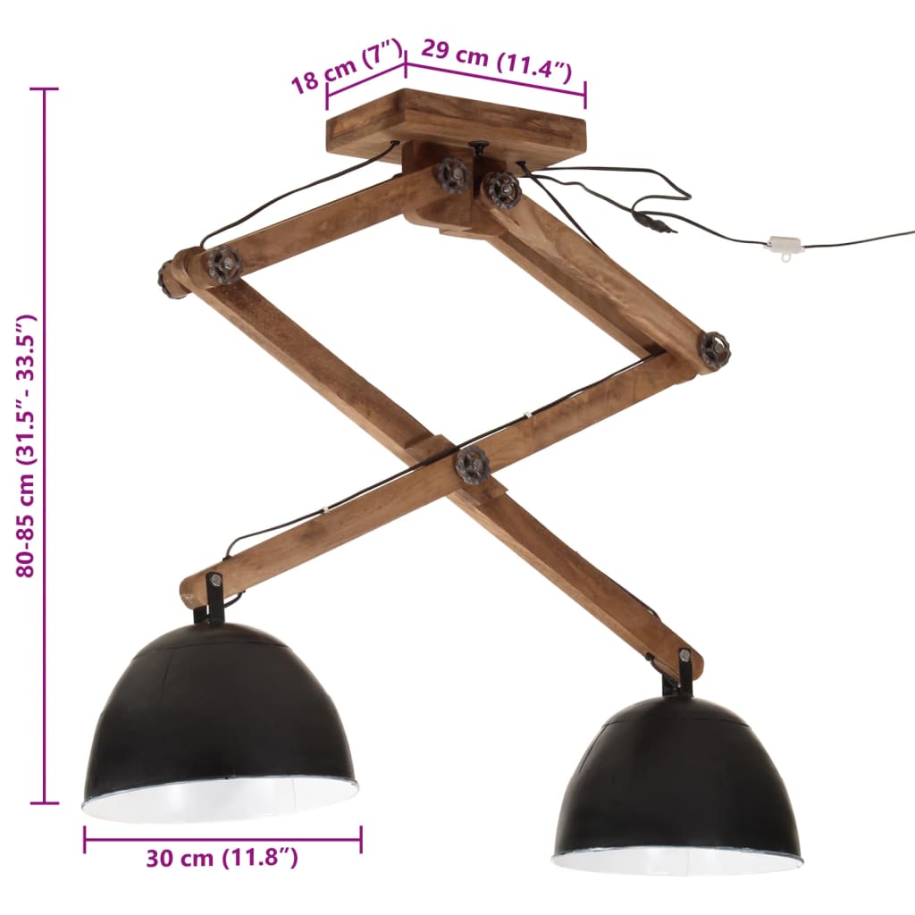 Ceiling Lamp 25 W 29X18X85 Cm E27