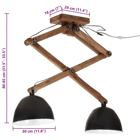 Ceiling Lamp 25 W 29X18X85 Cm E27