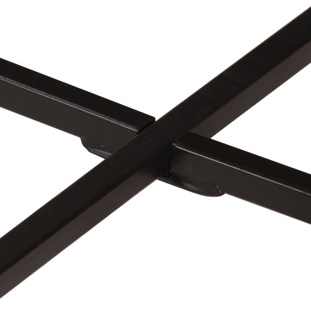 Coffee Table Solid Wood Mango And Iron